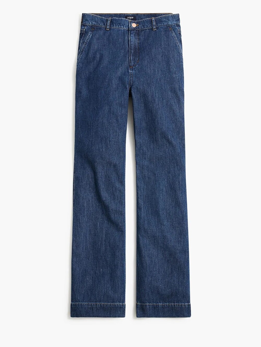 J. Crew Dark Blue Wide Leg Jeans Size 30